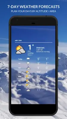 Les Gets Snow Report, Weather, android App screenshot 3